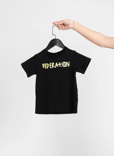 Every Kids Tape Tee BLACK