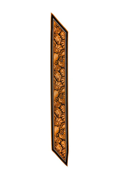 KAREN WALKER // Tapestry Floral Sash Scarf TOBACCO