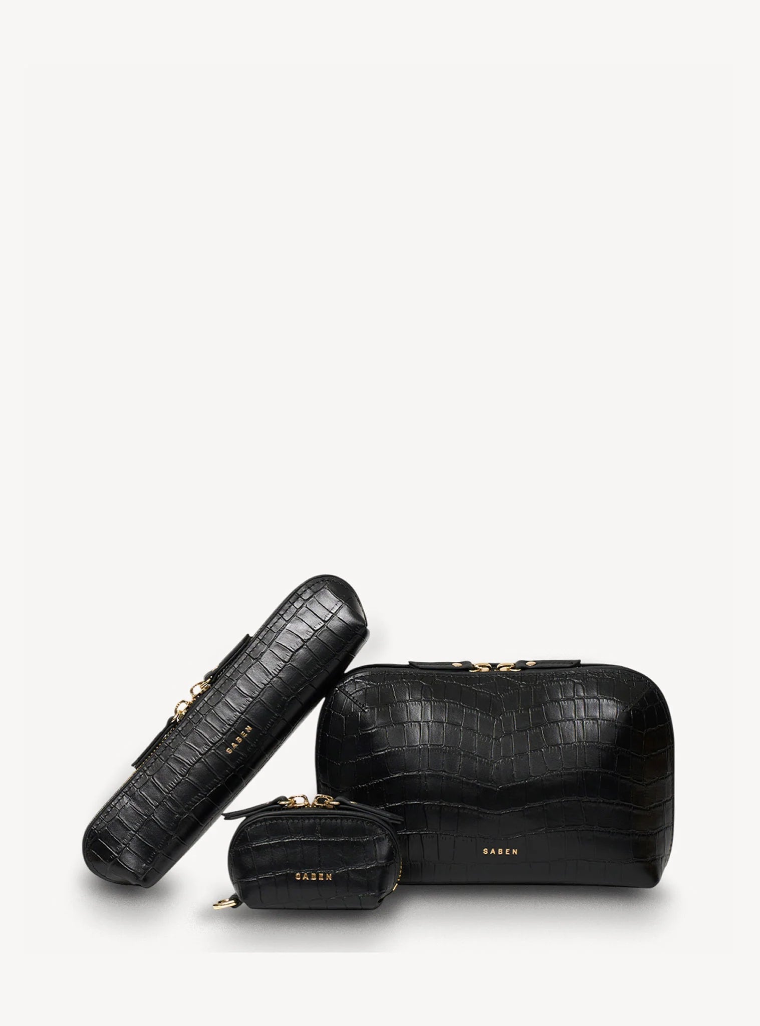 Tate Pouch BLACK CROC