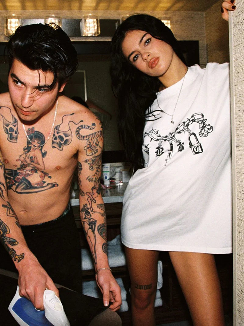 BILLY BONES // The Charm Tee VINTAGE WHITE