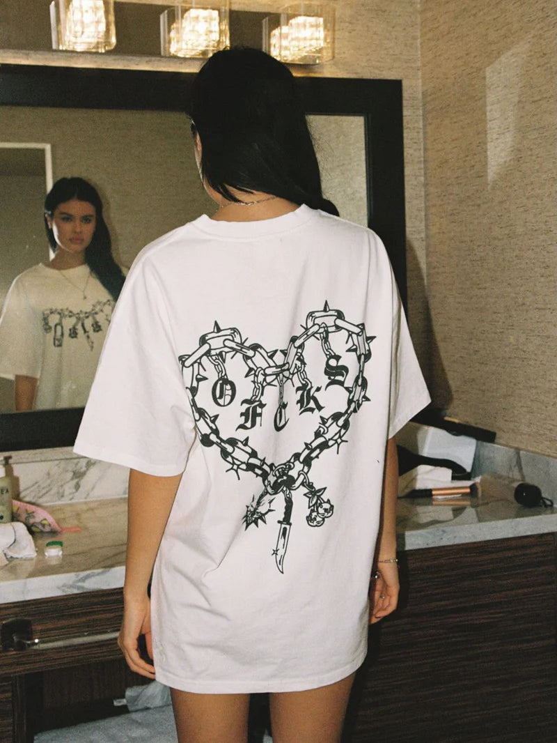 BILLY BONES // The Charm Tee VINTAGE WHITE