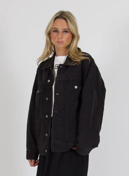 FEDERATION // FDR Denim Jacket WASHED BLACK