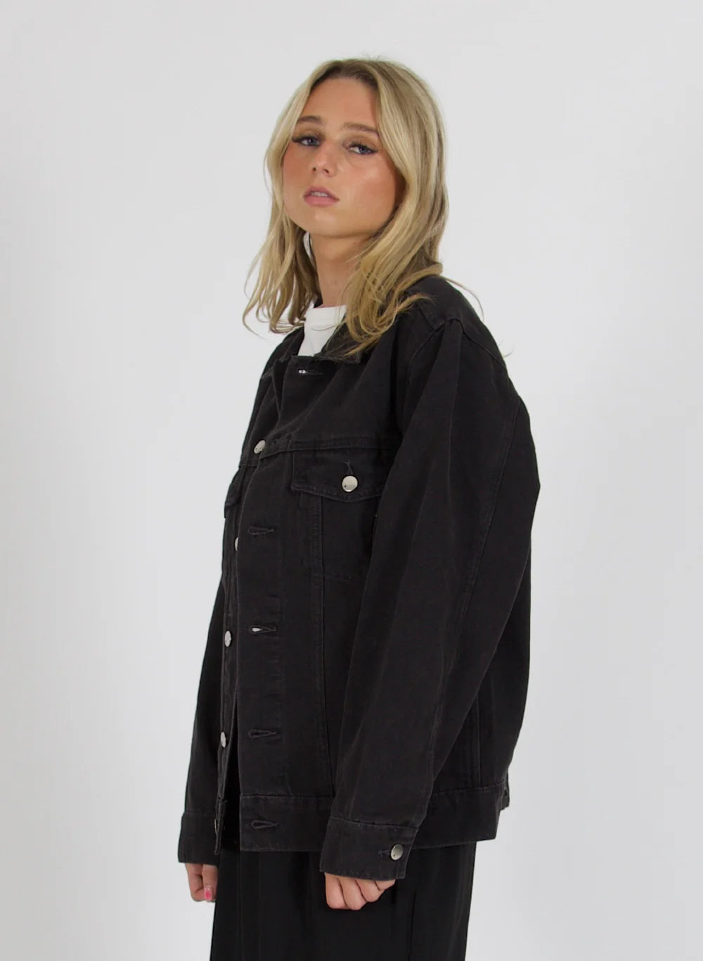 FEDERATION // FDR Denim Jacket WASHED BLACK