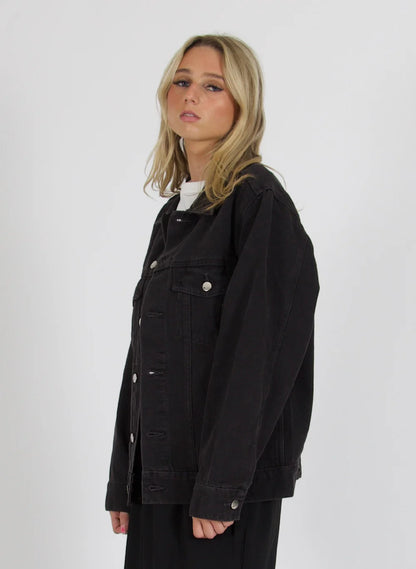 FEDERATION // FDR Denim Jacket WASHED BLACK