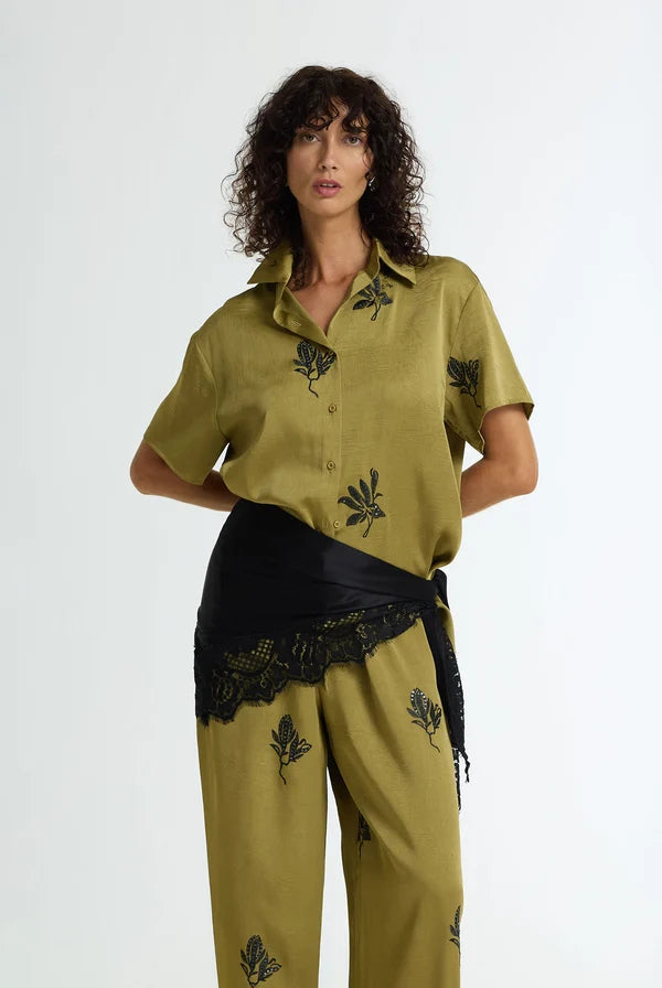 The Lace Edit Bandana BLACK