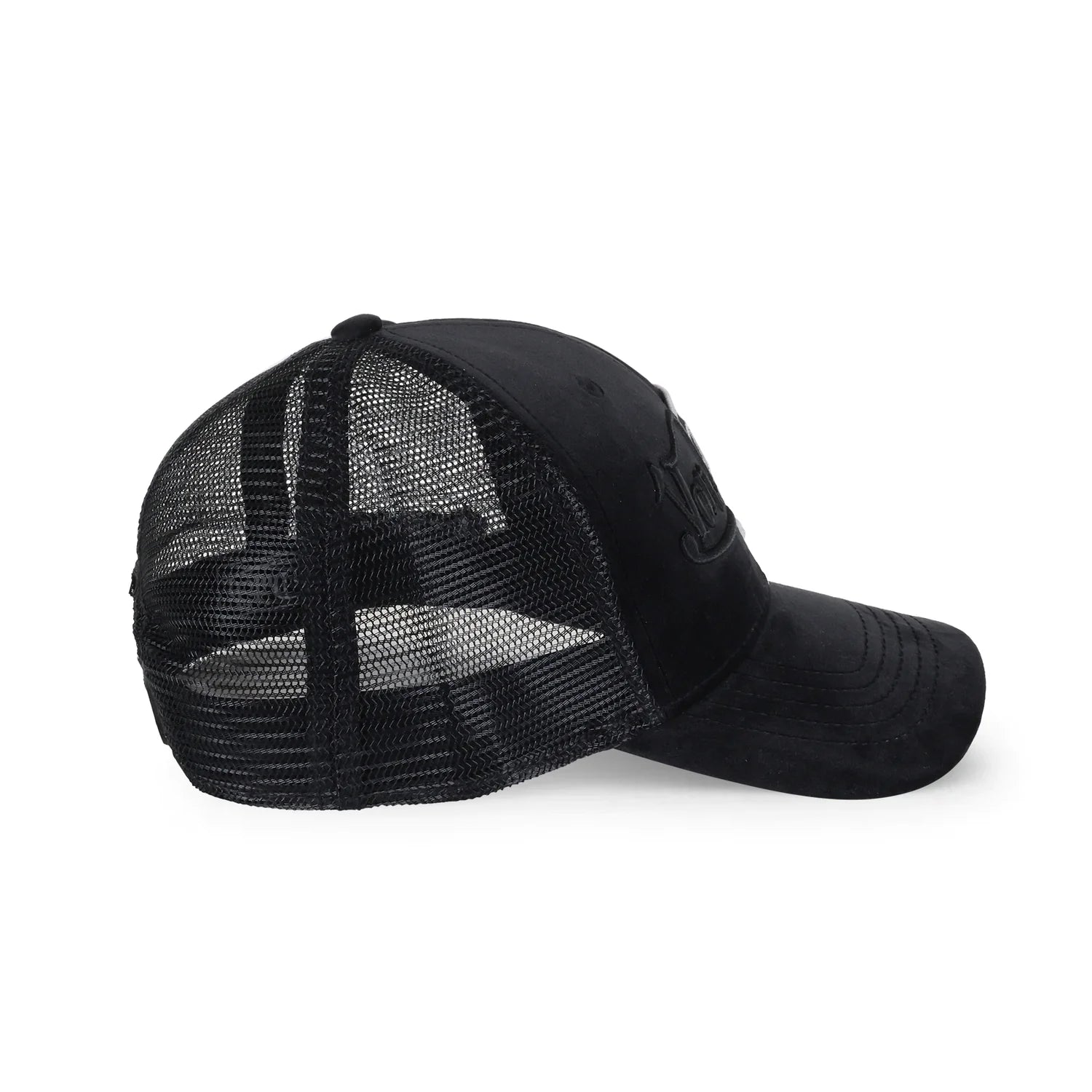 Signature Velvet Trucker Cap BLACK