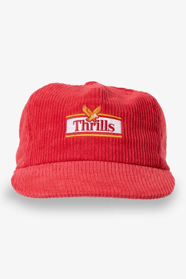 THRILLS // Never Stop 5 Panel Cap RACING RED