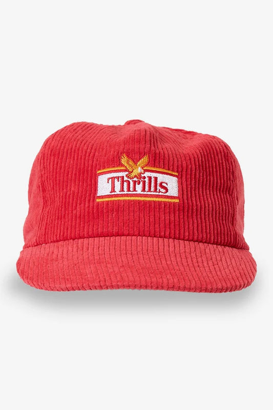 THRILLS // Never Stop 5 Panel Cap RACING RED
