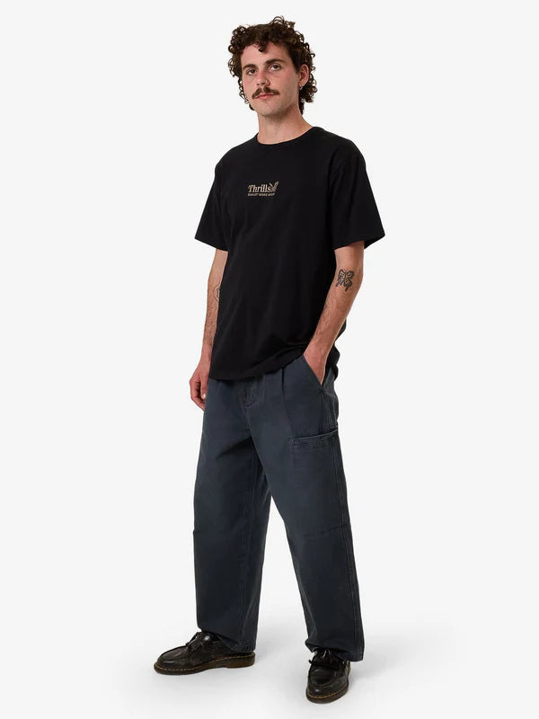 THRILLS // Workwear Embro Merch Tee BLACK