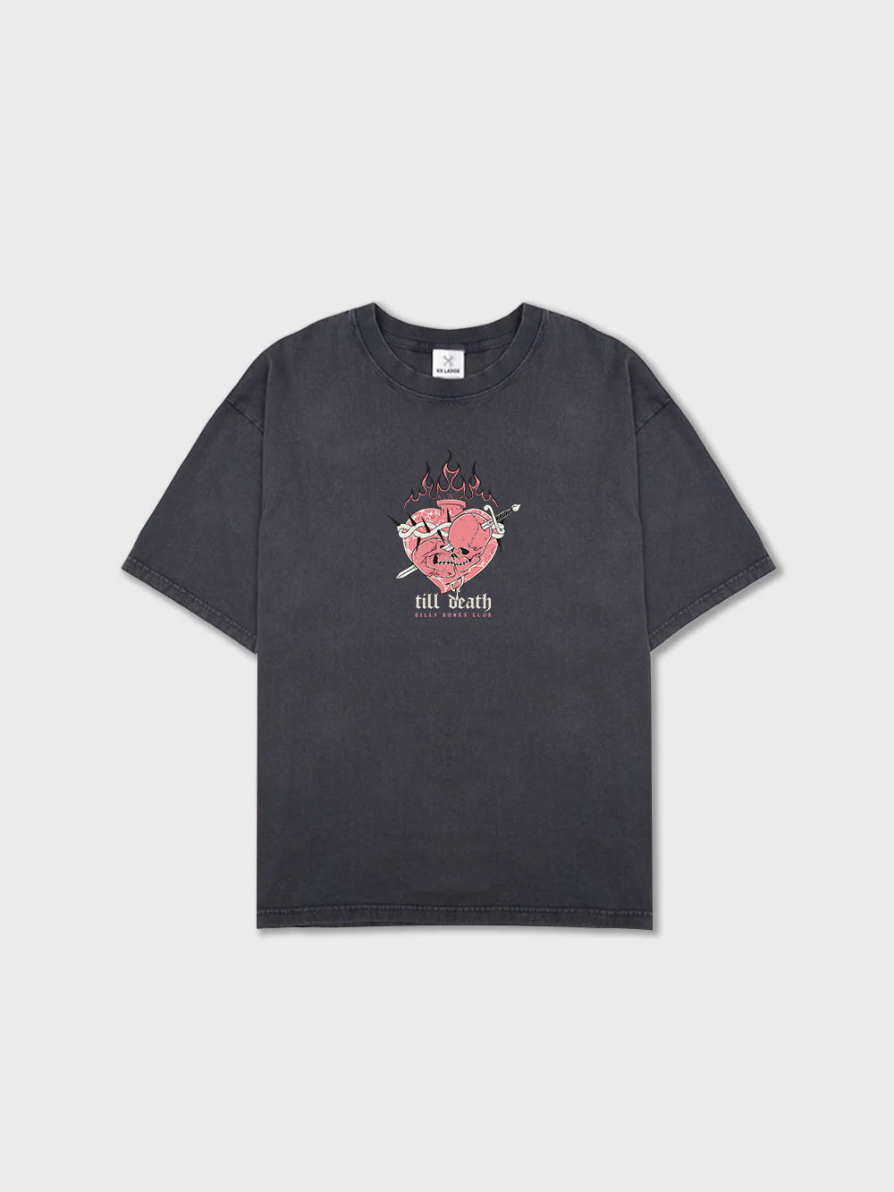 BILLY BONES // Till Death 3.0 Tee WASHED BLACK