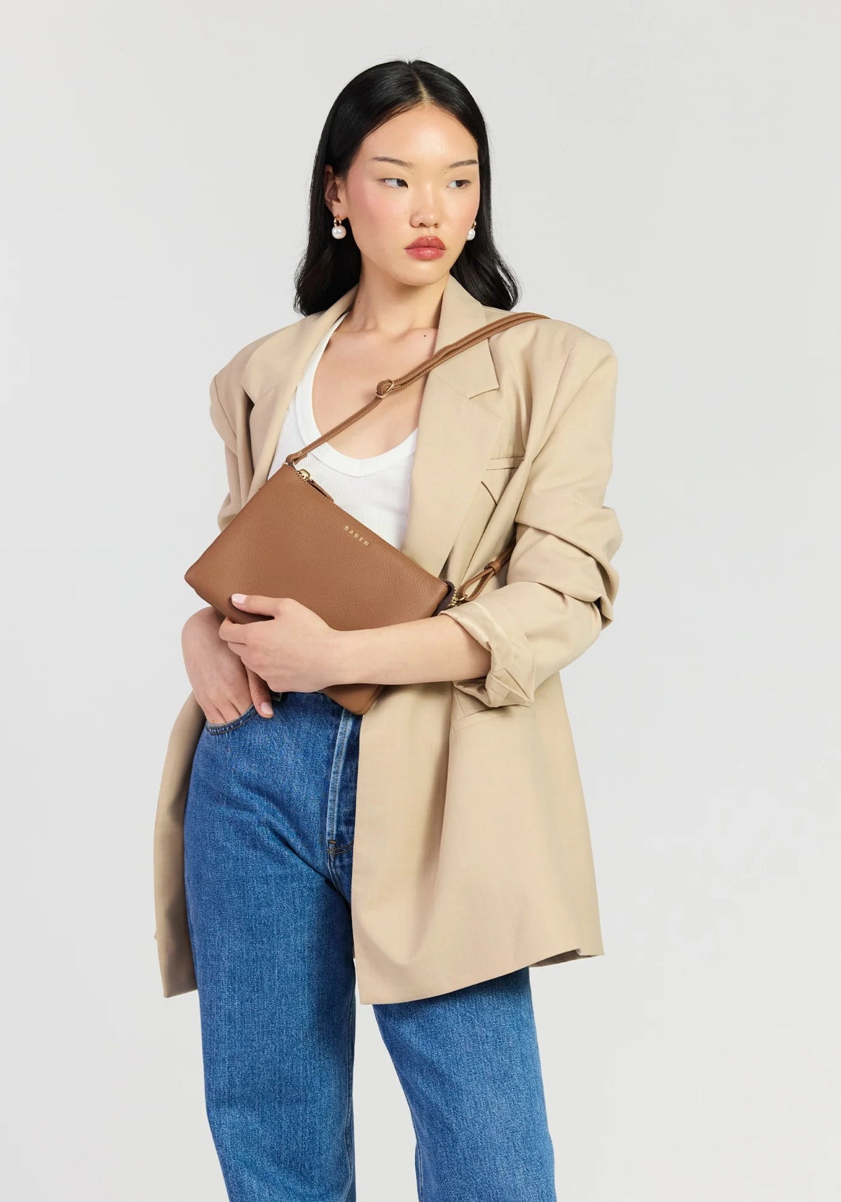 Tilly's Big Sis Crossbody TAN