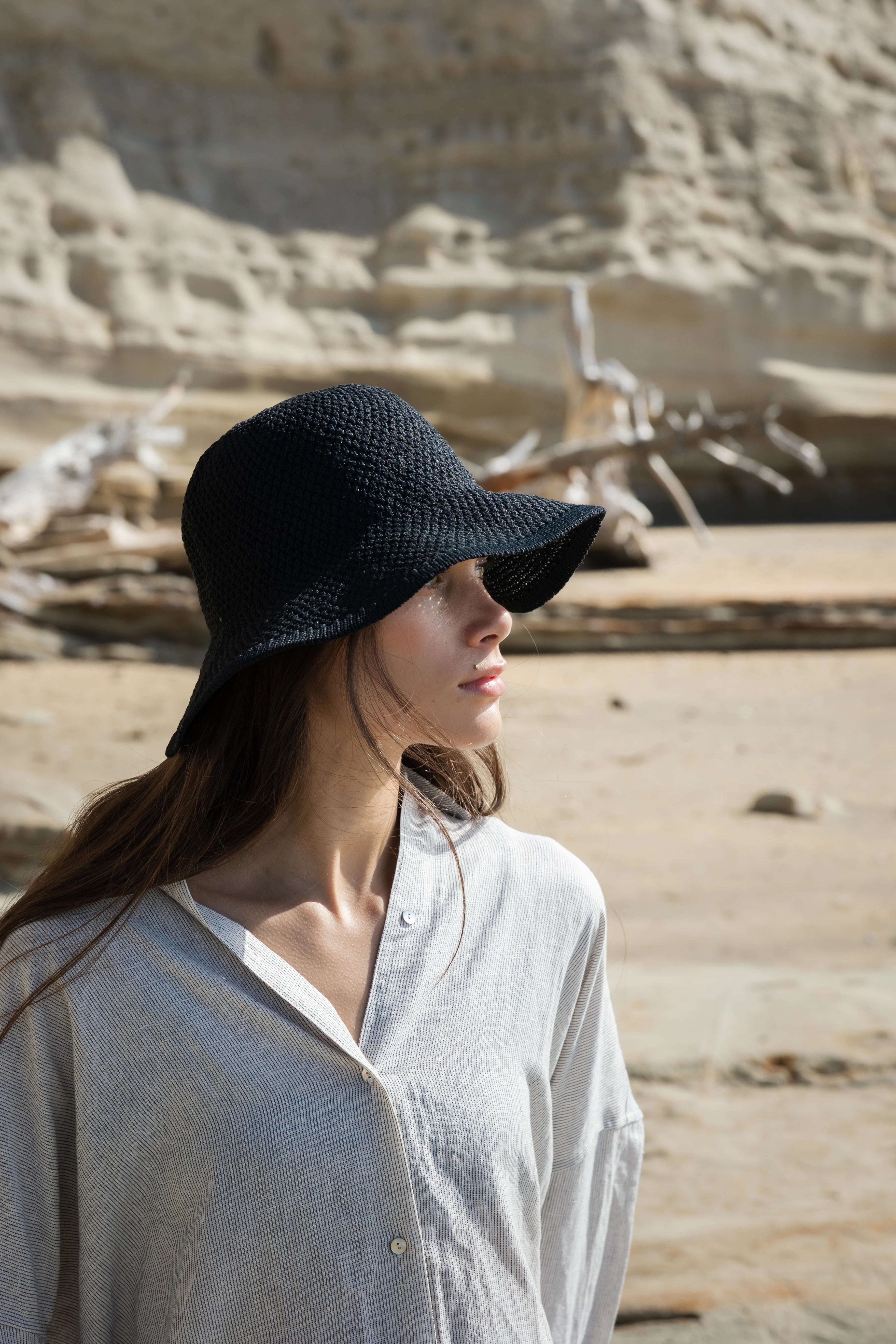 S O P H I E // Travelling Hat BLACK