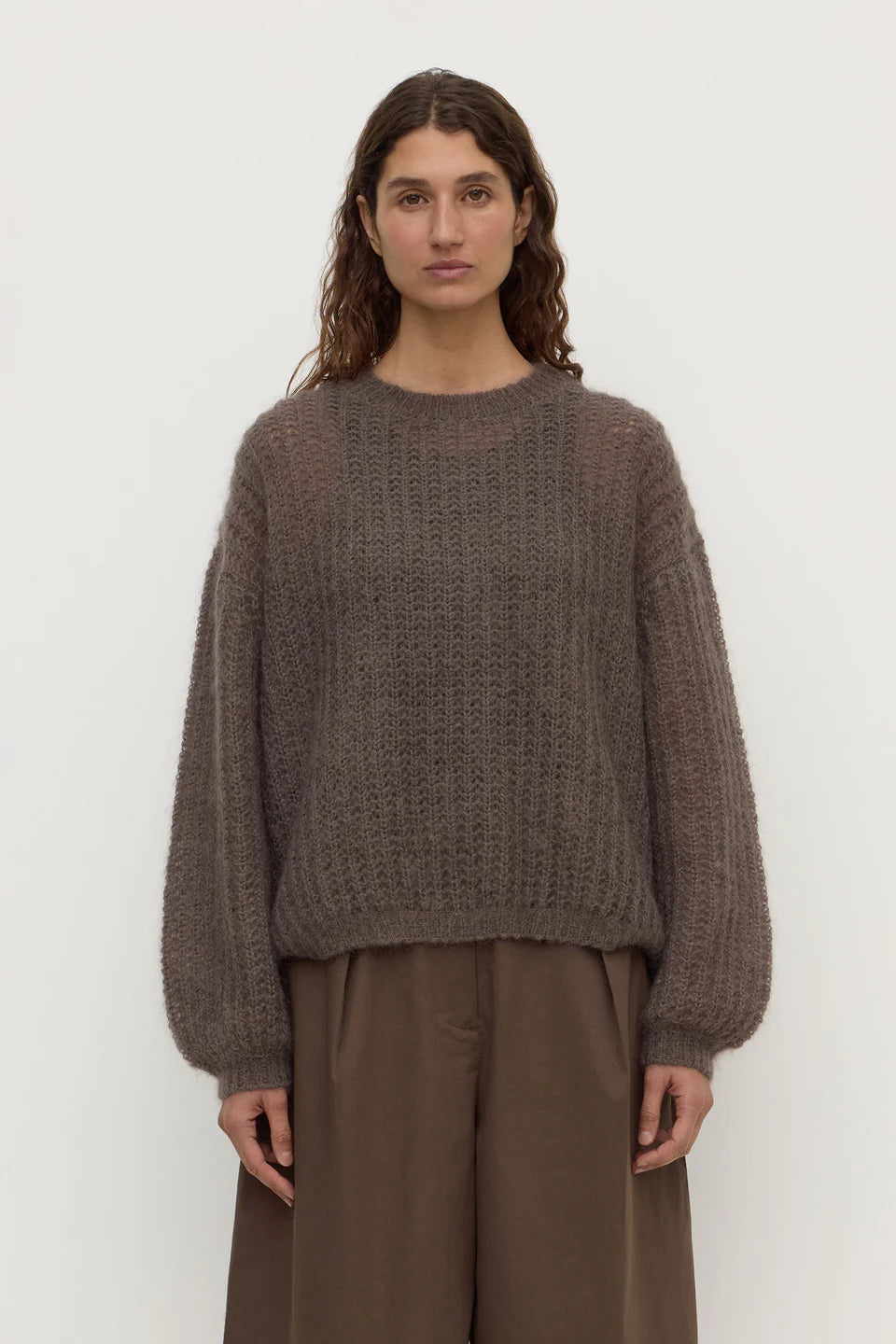 ASSEMBLY LABEL // Tulsa Mohair Knit BARK