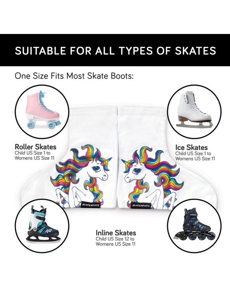 SKATERMATE // Boot Covers UNICORN RAINBOW