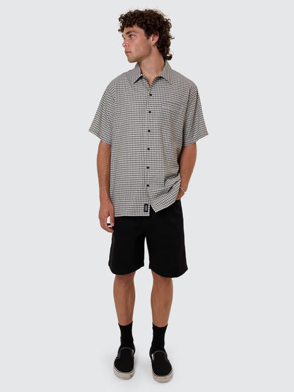 THRILLS // Union Check SS Shirt LIGHT STONE