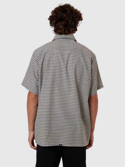 THRILLS // Union Check SS Shirt LIGHT STONE