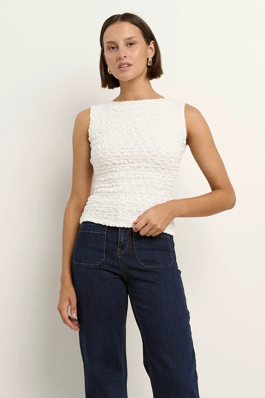 AMONG THE BRAVE // Untamed Top IVORY