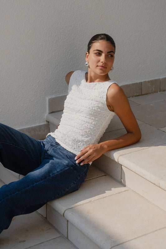 AMONG THE BRAVE // Untamed Top IVORY