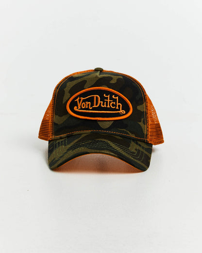VON DUTCH // Camo Trucker 270 CAMO ORANGE