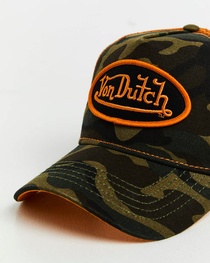 VON DUTCH // Camo Trucker 270 CAMO ORANGE