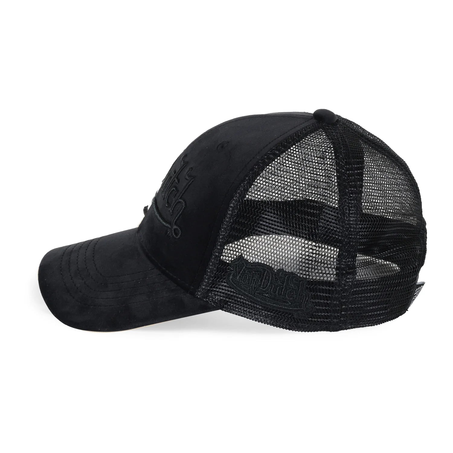 Signature Velvet Trucker Cap BLACK