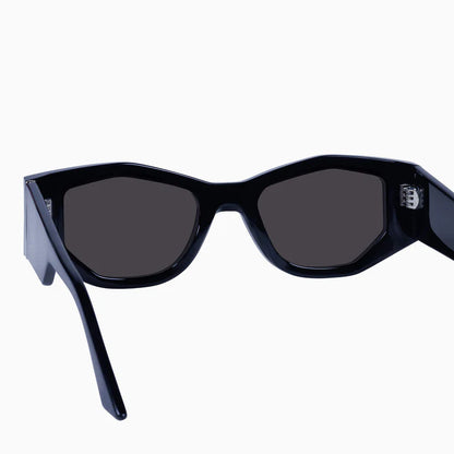 VALLEY // Valiant GLOSS BLACK w. SILVER METAL /BLACK LENS