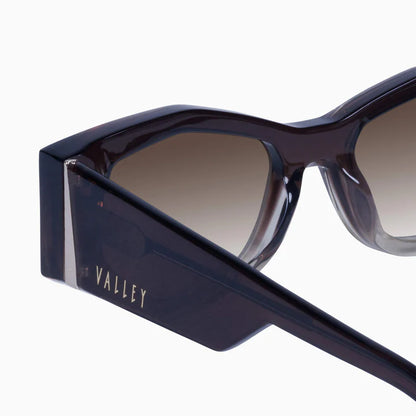 VALLEY // Valiant SMOKY QUARTZ FADE w. GUN METAL / BROWN GRADIENT LENS