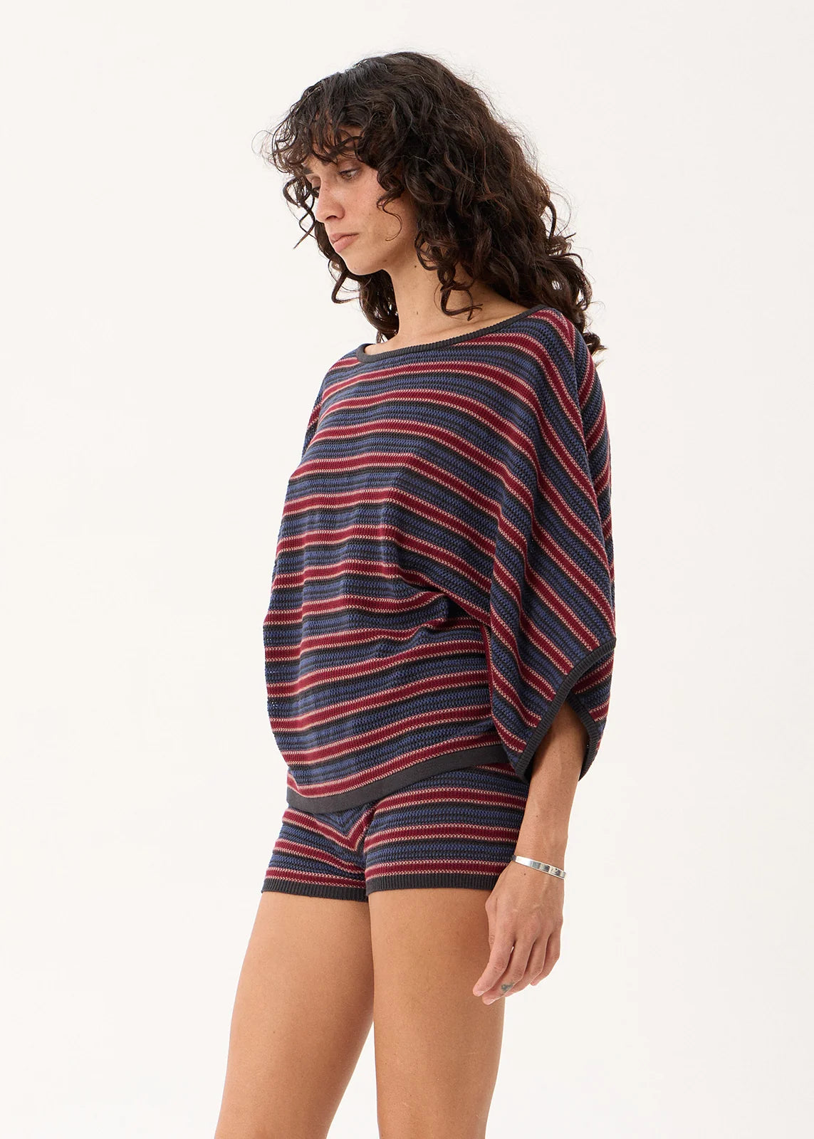 Vance Knit Batwing Top CLUB STRIPE