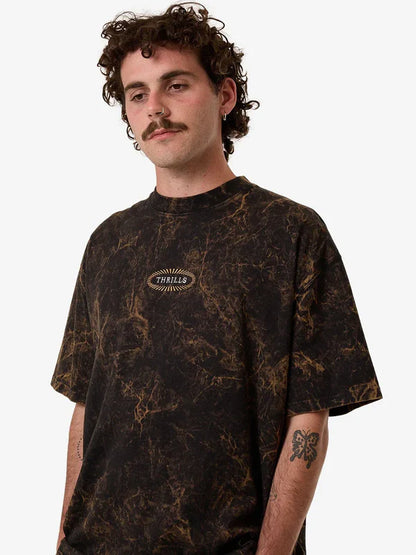 THRILLS // Vanished Embro Box Fit OS Tee BLACK FALCON