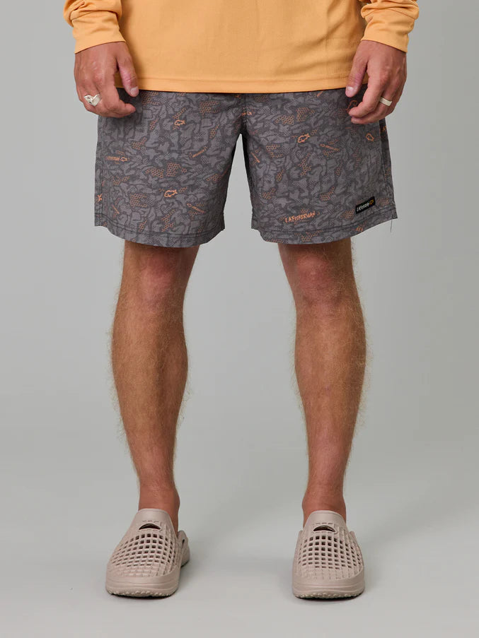 JAF // Volley Shorts CHARCOAL DIGI CAMO