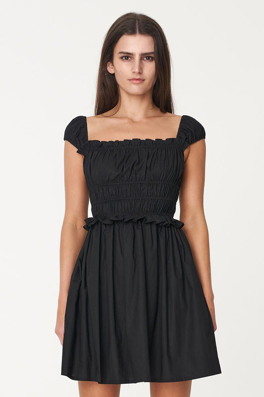 HUFFER // Isla Mini Dress BLACK
