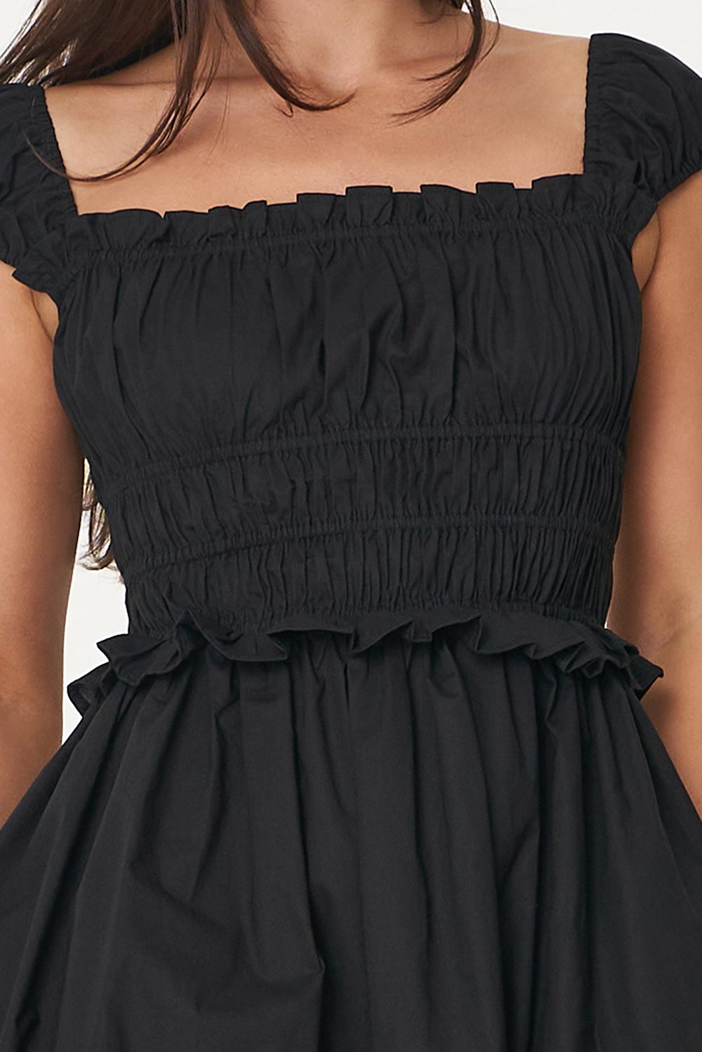 HUFFER // Isla Mini Dress BLACK