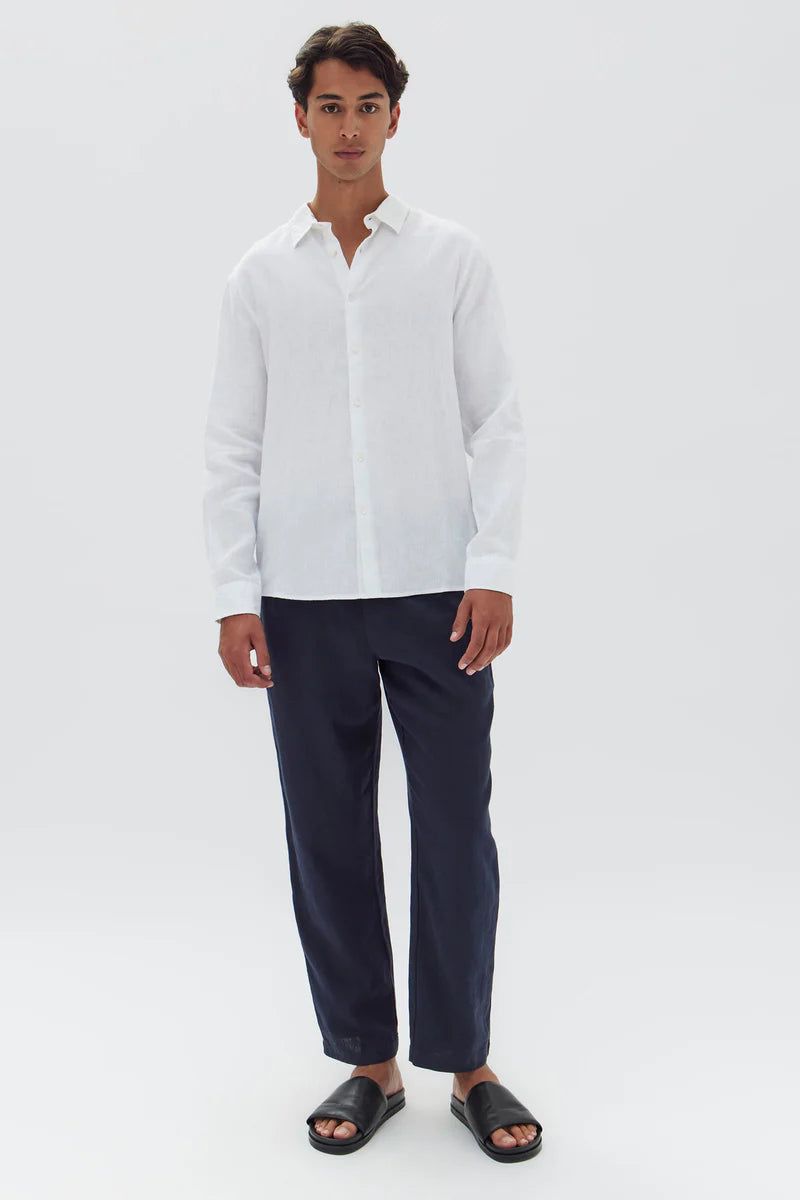 ASSEMBLY LABEL // Casual Long Sleeve Shirt WHITE