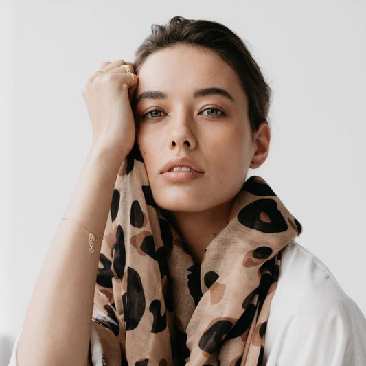 S O P H I E // Maxi Scarf WILD CAMEL