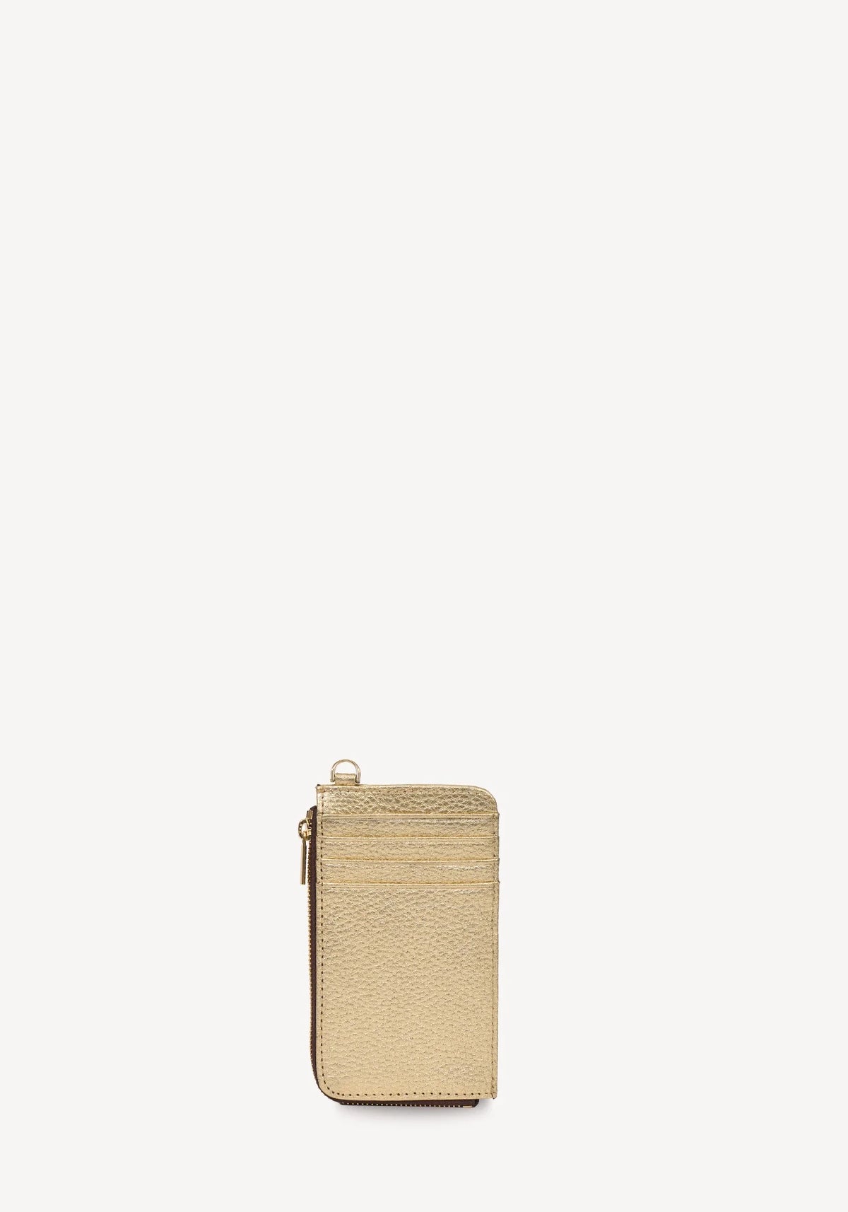 Winona Card Holder CHAMPAGNE METALLIC