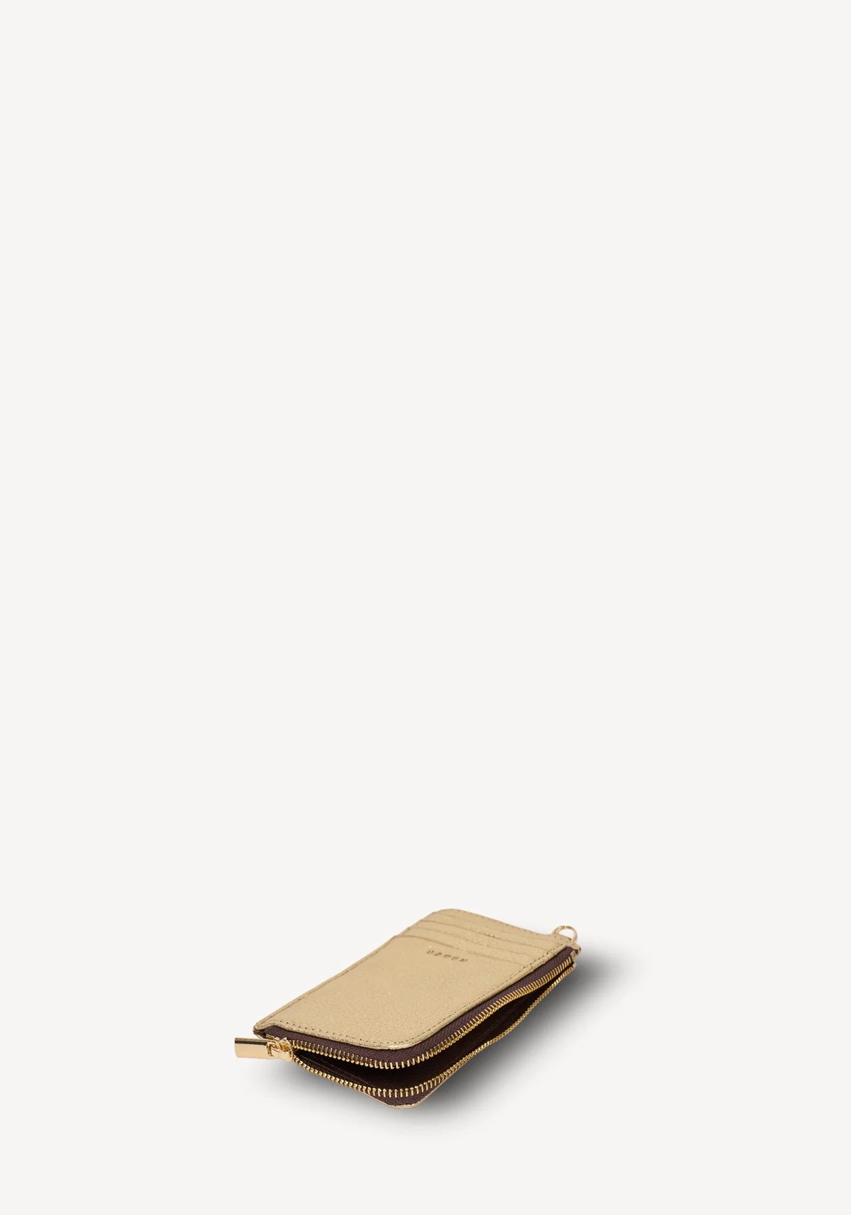 Winona Card Holder CHAMPAGNE METALLIC