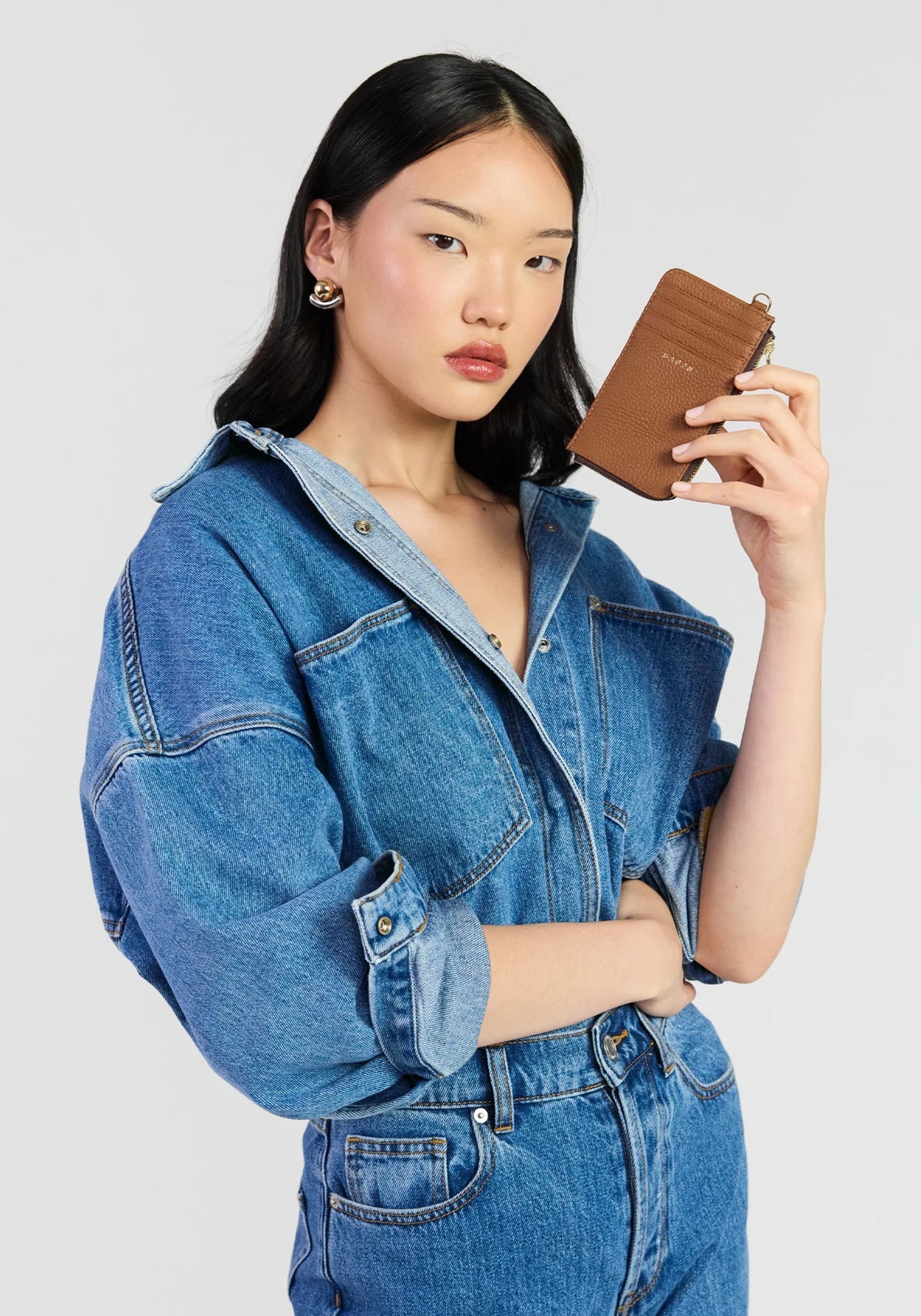 Winona Card Holder TAN