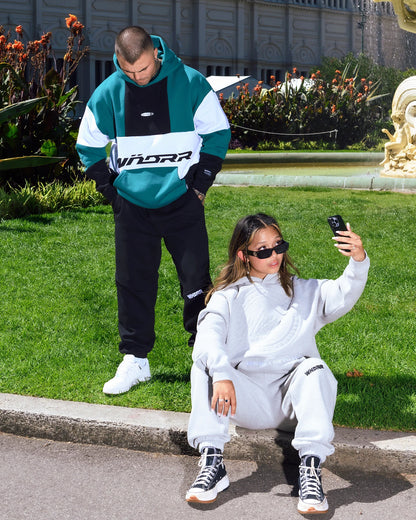 WNDRR // Halo Baggy Trackpant BLACK