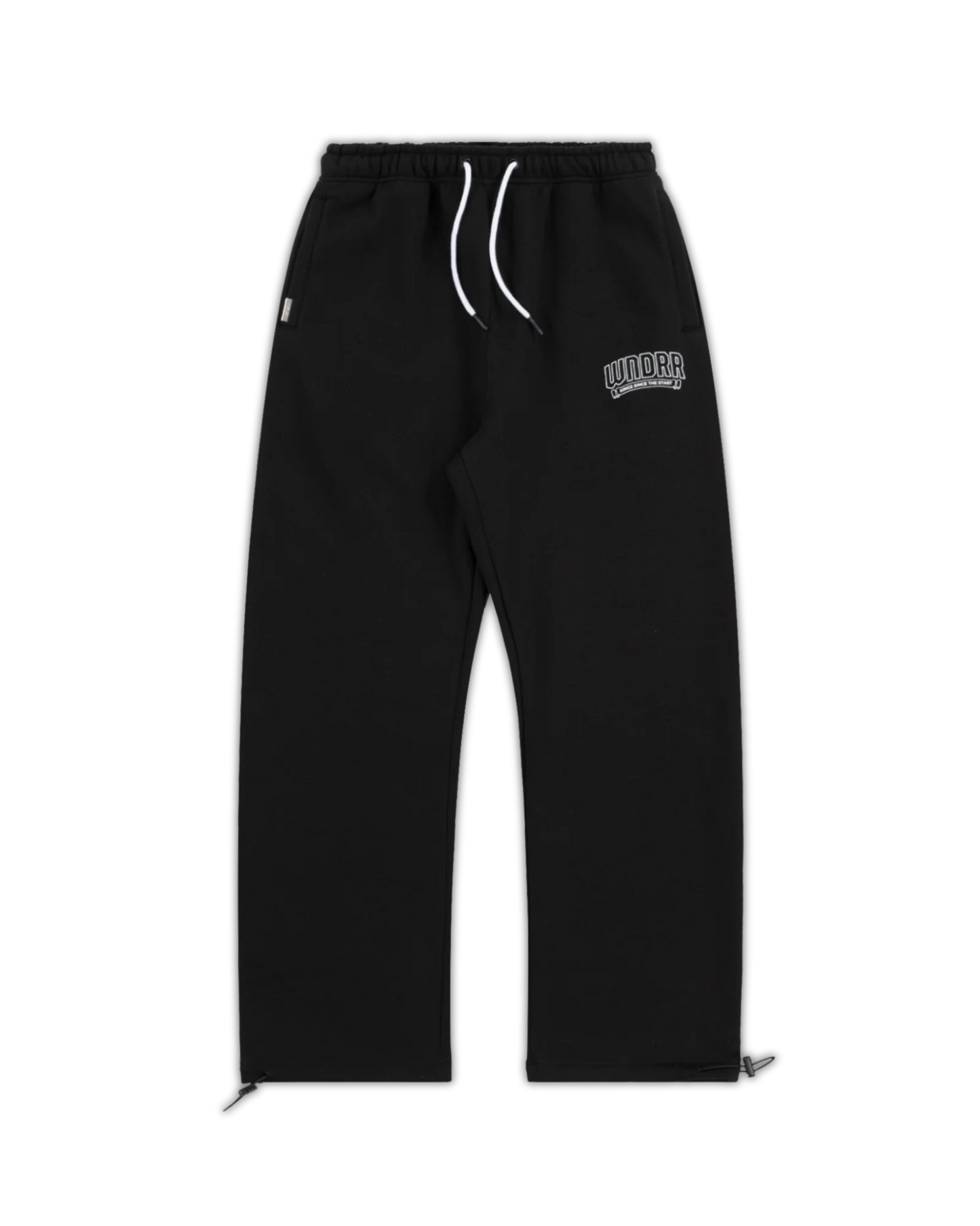 WNDRR // Banner Lounge Trackpant BLACK
