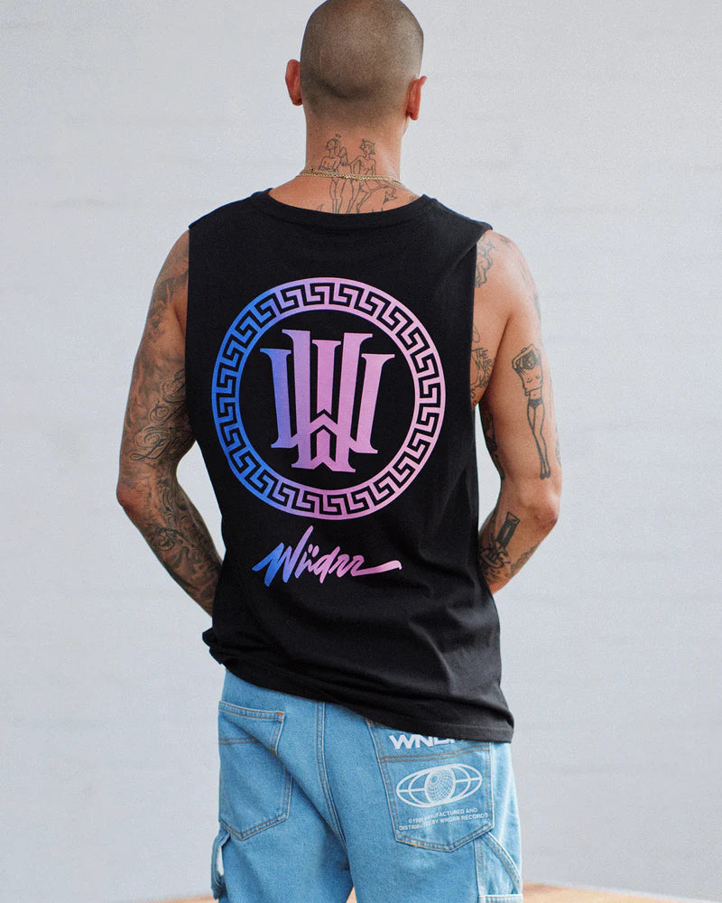 WNDRR // Artemis Muscle Top BLACK