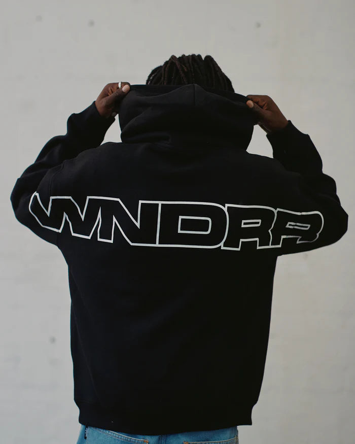 WNDRR // Patron Hood Sweater BLACK