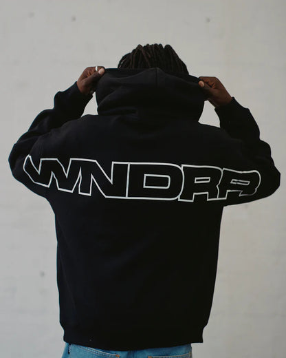 WNDRR // Patron Hood Sweater BLACK