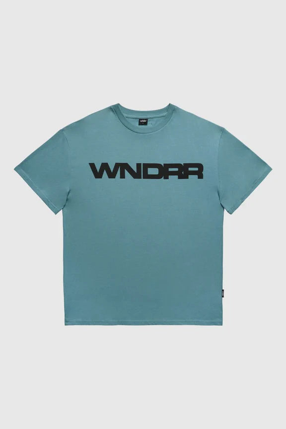 WNDRR // Motif Box Fit Tee  DUSK BLUE