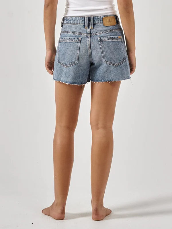 THRILLS // Erica Mid Rise Short WEATHERED BLUE