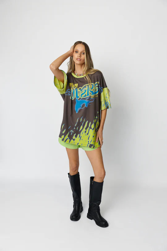 ONLY LOVERS LEFT // Wave Racer Tee CHARCOAL