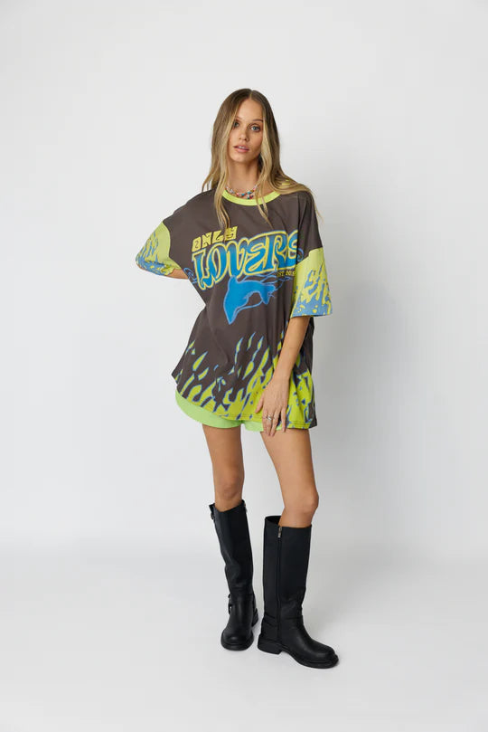 Wave Racer Tee CHARCOAL