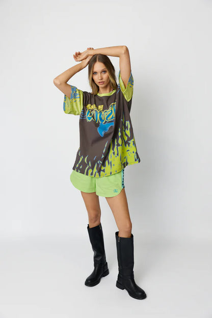 ONLY LOVERS LEFT // Wave Racer Tee CHARCOAL