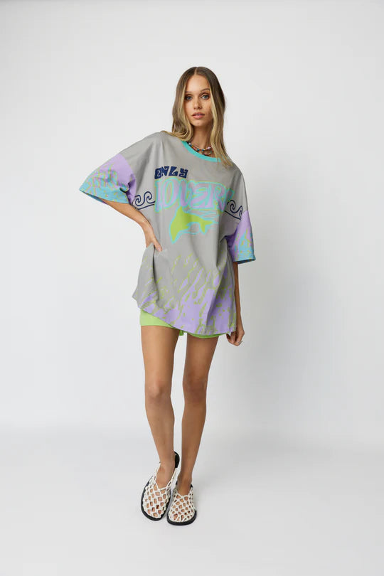 ONLY LOVERS LEFT // Wave Racer Tee SILVER