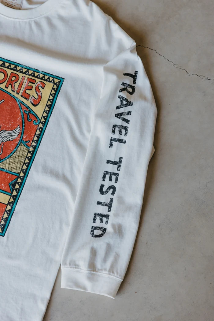 Wild Stories LS Tee WHITE