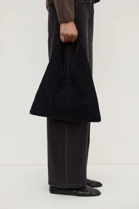 Willow Suede Hobo Bag BLACK